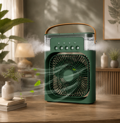Le ventilateur rafraîchisseur avec brumisation